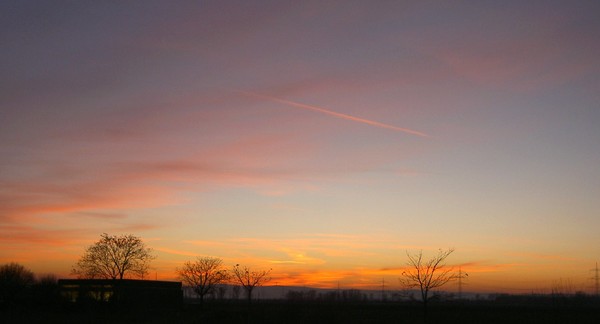 burning sky....