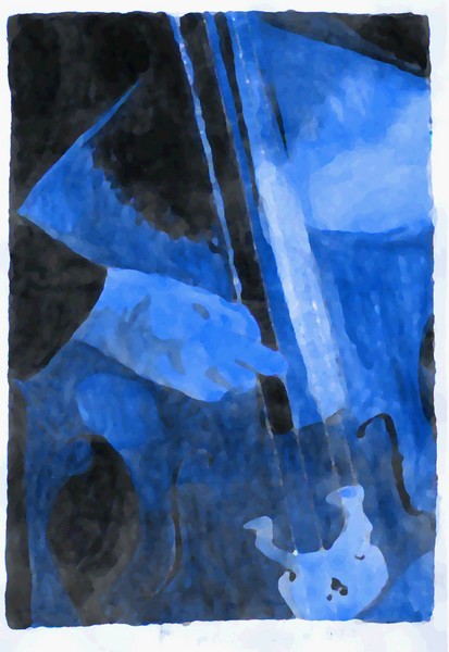 Late Night #1 (in blue, oil)