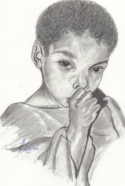 Little boy sucking his thumb