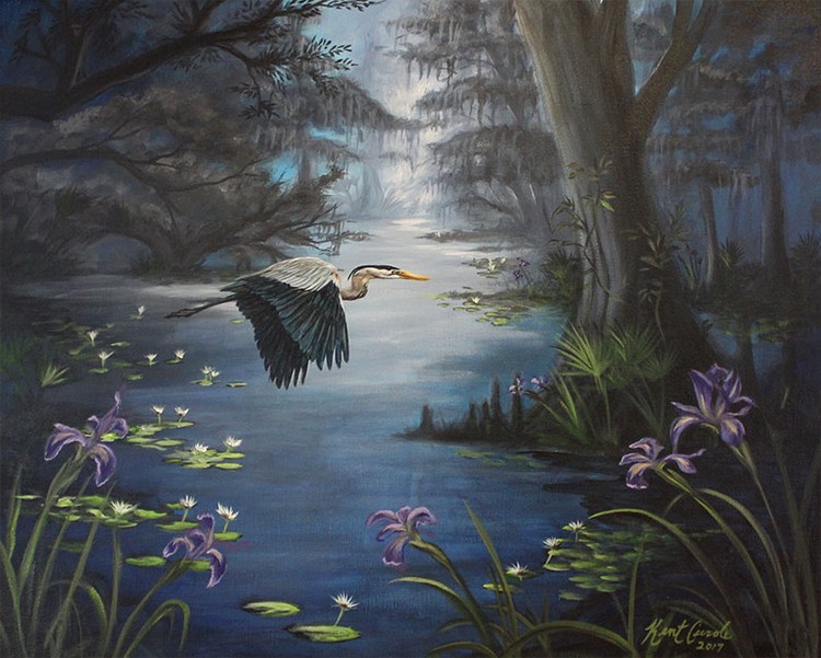 Louisiana Blue Heron