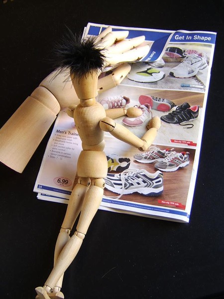 MR Woody looks at his new catologue