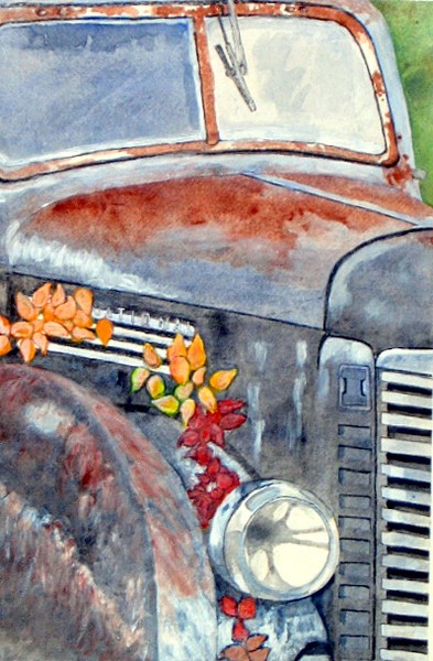 International Harvester Truck in Rust