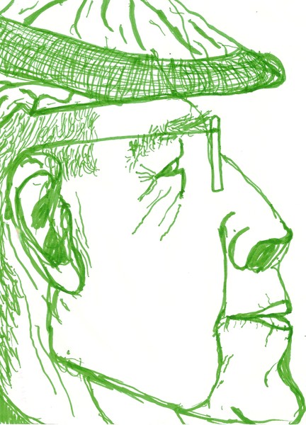 Side View of Dad
