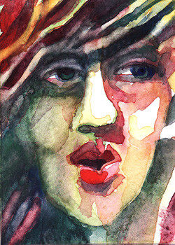 Girl WHistling Wearily