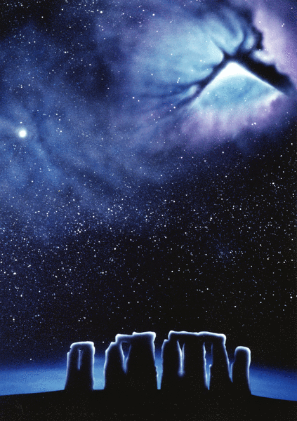 Triffid Nebula over Stonehenge