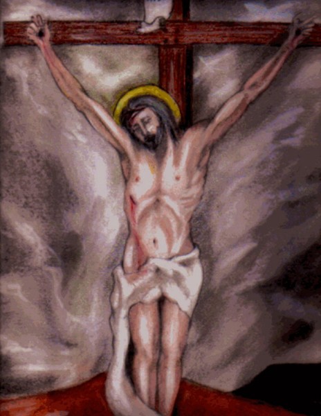 The Crucifiction..commition for St. Elizabeth