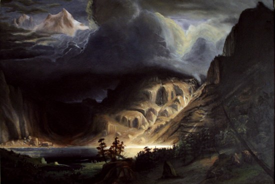 Landscape Study >Albert Bierstadt