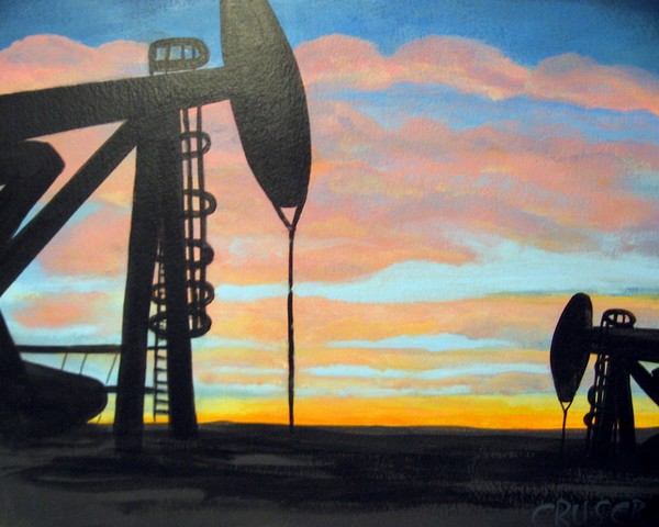 Oil Pumper Sunrise