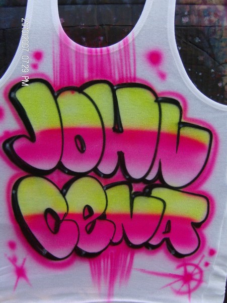airbrushed item