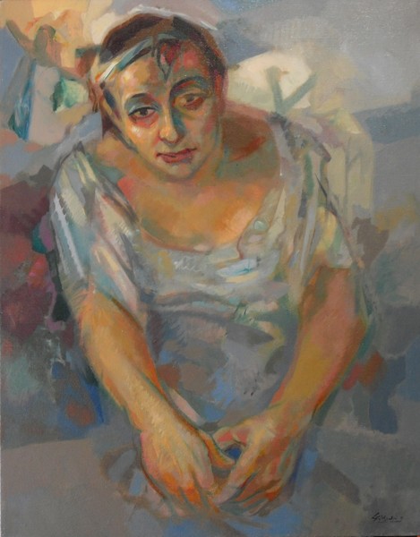 Woman washing