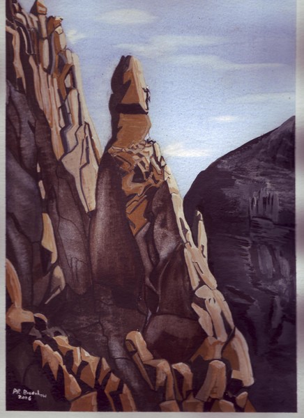 Climbing Napes Needle