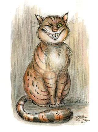 Winking Cheshire Cat