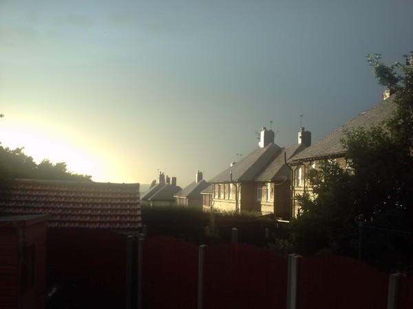 Sunset over sheffield