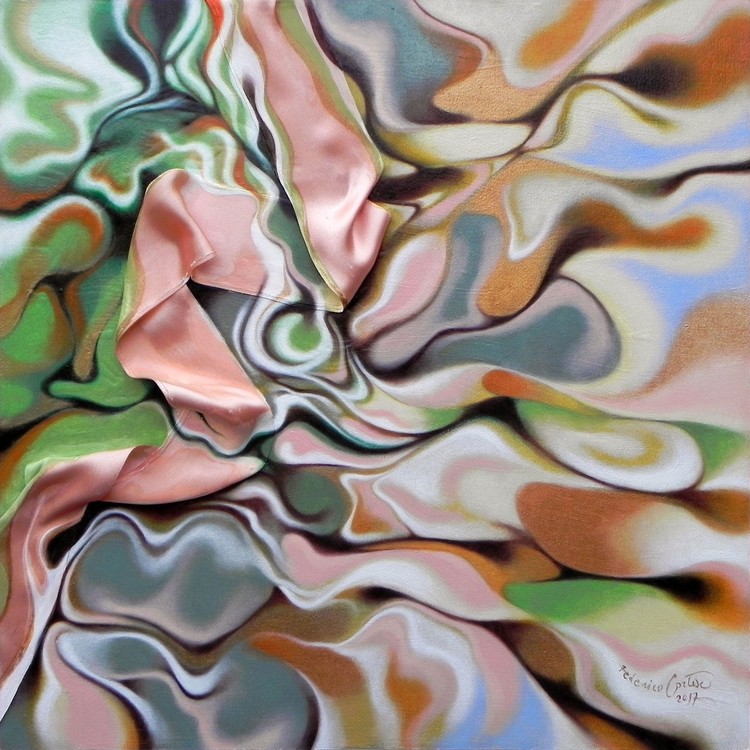 Pink silk