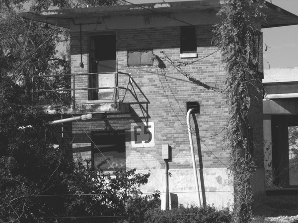 Abondoned rail tower