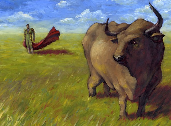 bull vs. matador