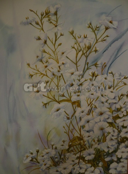 white flowers