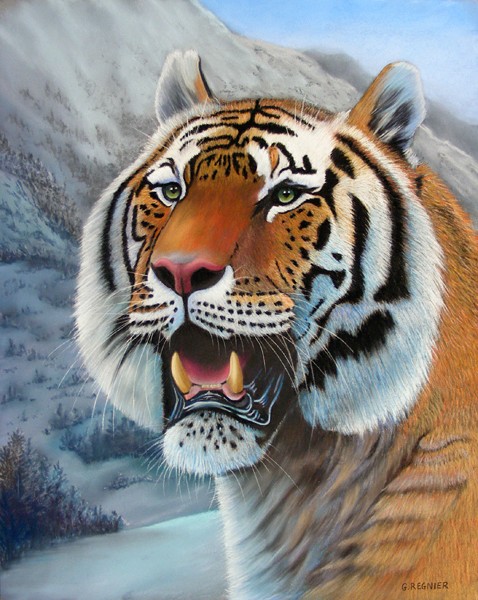 Pastel Tiger