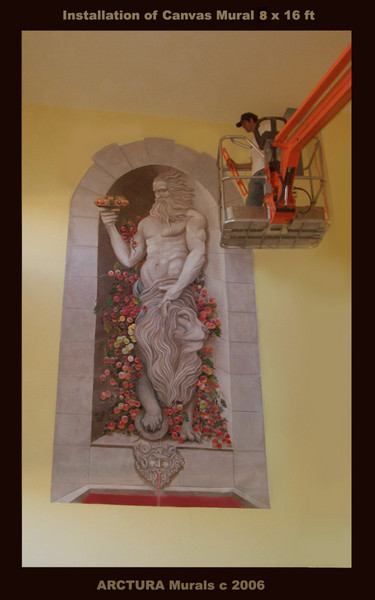 Installation Progress of Mural 