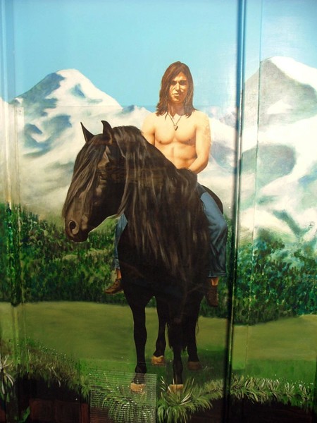 Detail of Mural, (in a theatre)