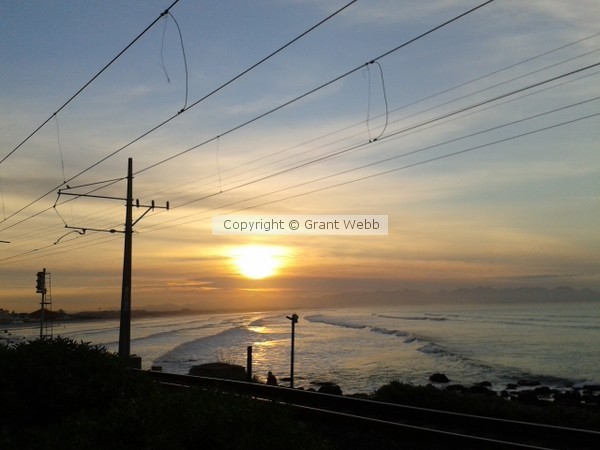 Rail sunrise
