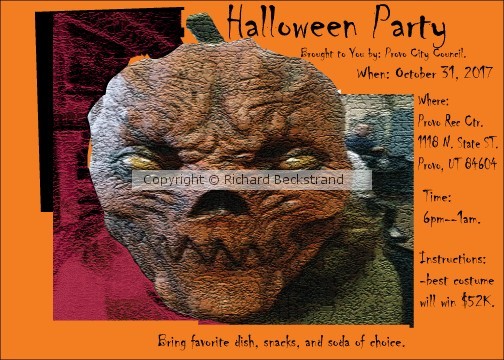 Halloween Post Card
