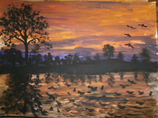 birds roosting