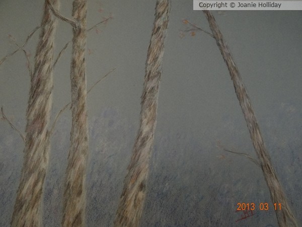 COLORED PENCIL TREE WORK