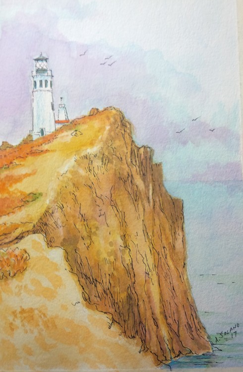 anacapa point lighthouse, ca