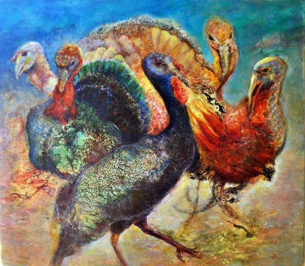 Wid turkeys