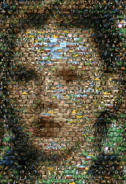 Dorothy Wizard of Oz scene mosaic