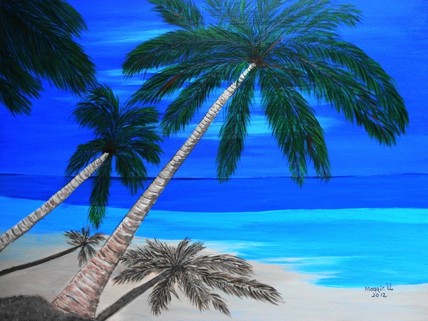 White sand beach 