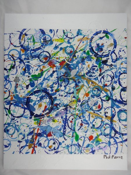 Blue Bubbles 035