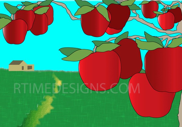 past the apple orchard