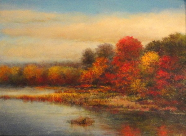 Fall Reflections on the Lower Stream  SOLD