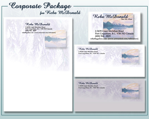 Corporate Package for Reba McDonald