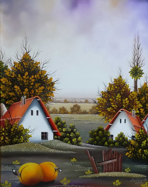 Fall in a valley