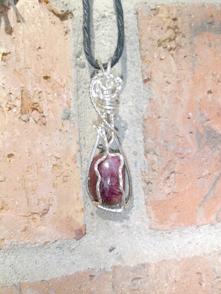 Ruby in Sterling Silver
