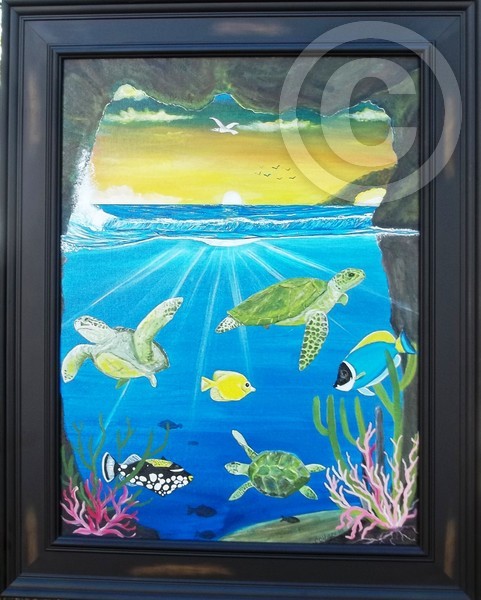 Marine Life Series # 3 - Turtle Cove