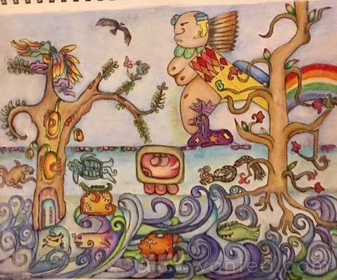Goddess of The Waters - Mayan Cosmology