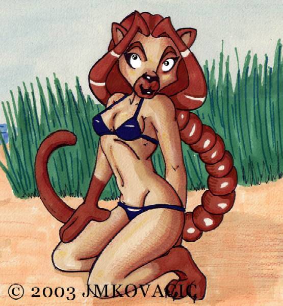Beach Kitty