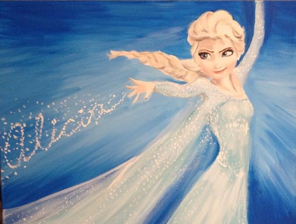 Custom Elsa painting