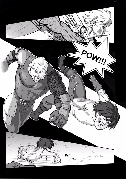 My comic book, page 1.