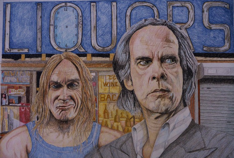 Iggy Pop and Nick Cave