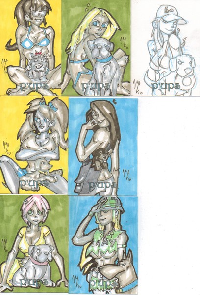 P'ups cards for sale