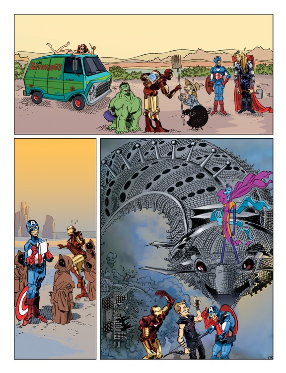 The Avengers movie Parody Movie (Safarir Magazine)