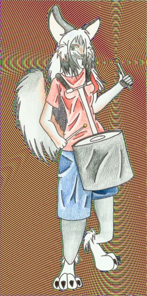 Cyla and the drum