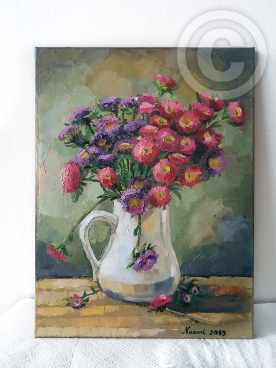 Fuchsia & Purple Autumn Flowers
