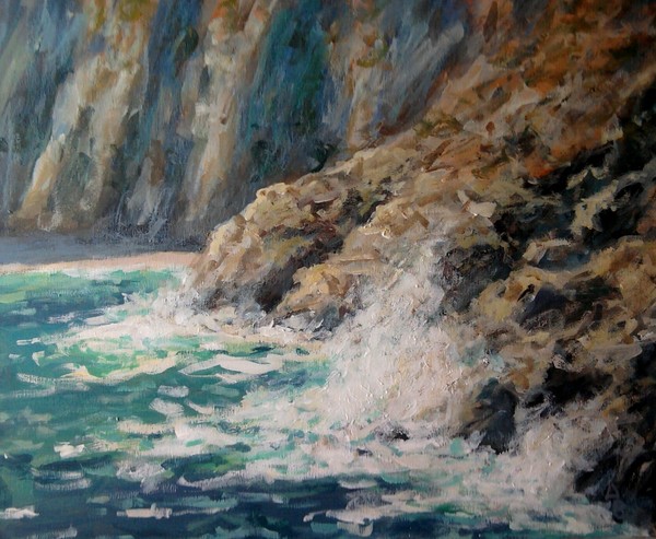rocks and waves II