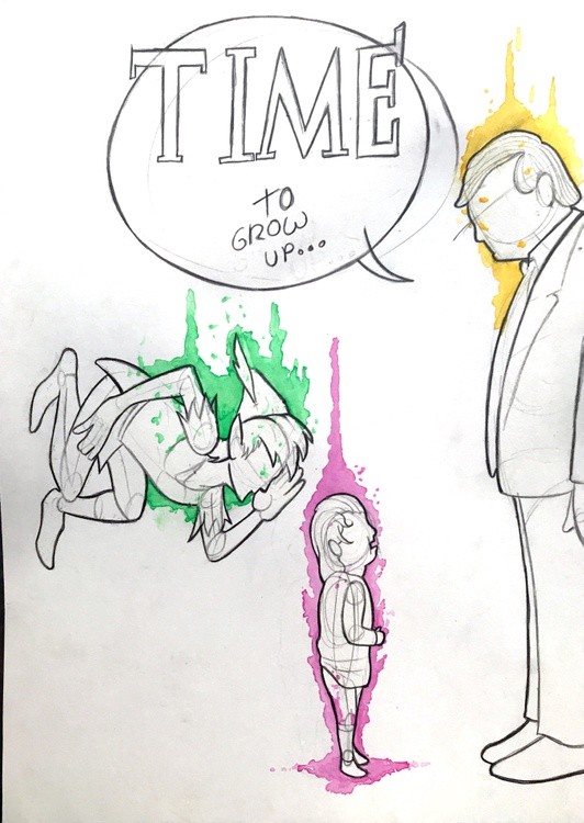 Grow little girl